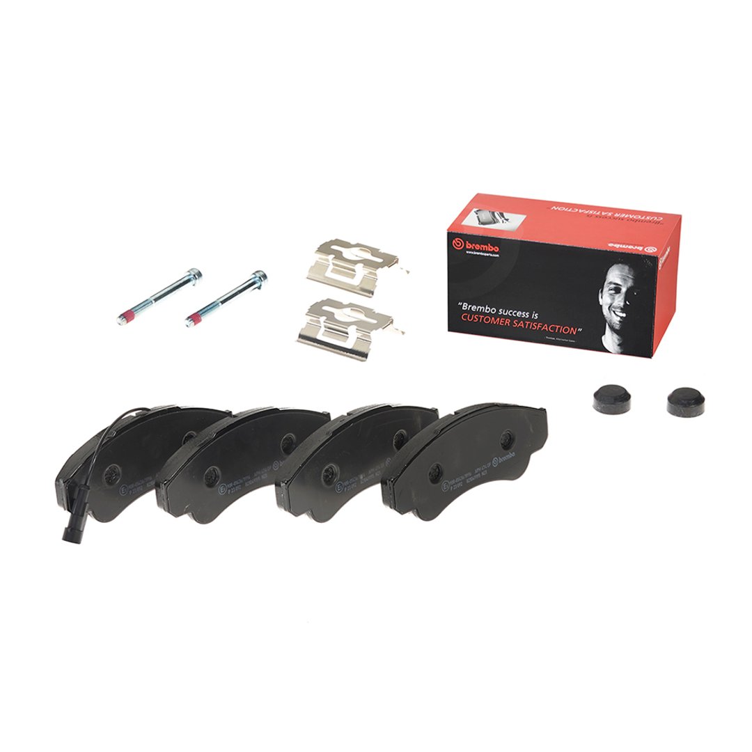BREMBO Zestaw klocków hamulcowych, hamulce tarczowe P 23 092