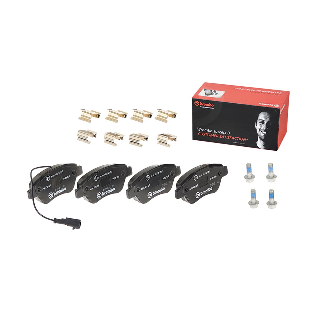 BREMBO Zestaw klocków hamulcowych, hamulce tarczowe P 23 108