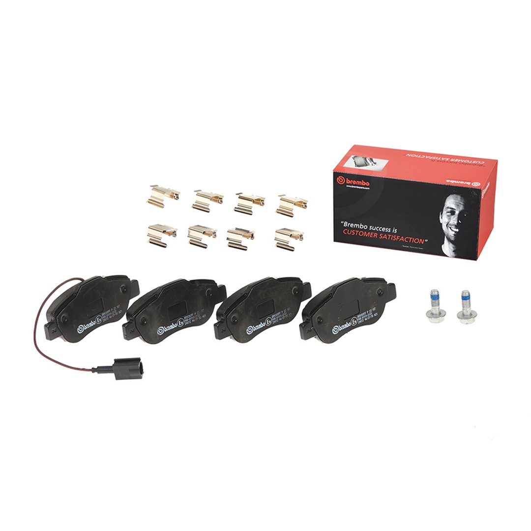 BREMBO Zestaw klocków hamulcowych, hamulce tarczowe P 23 107
