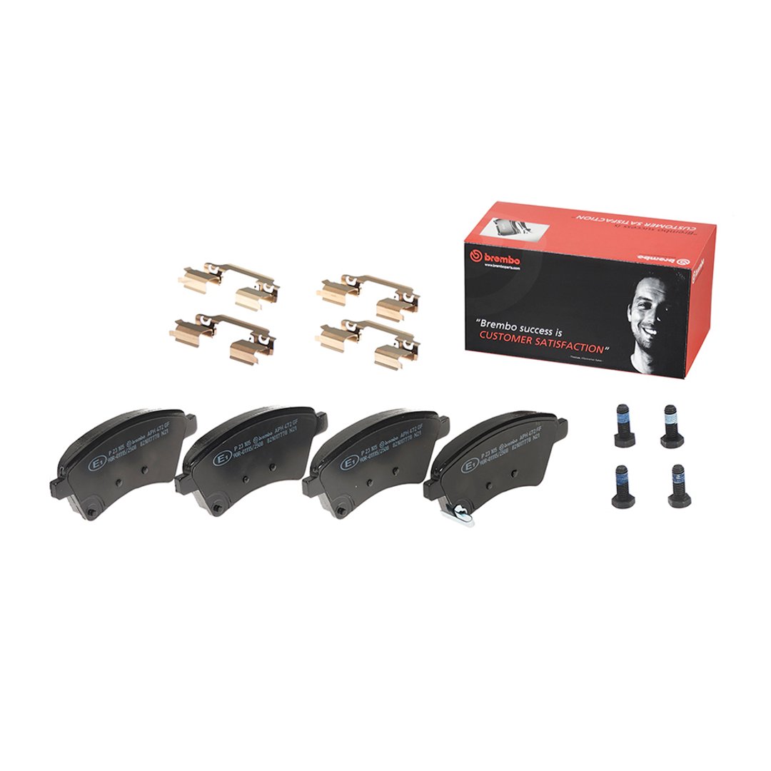 BREMBO Zestaw klocków hamulcowych, hamulce tarczowe P 23 105