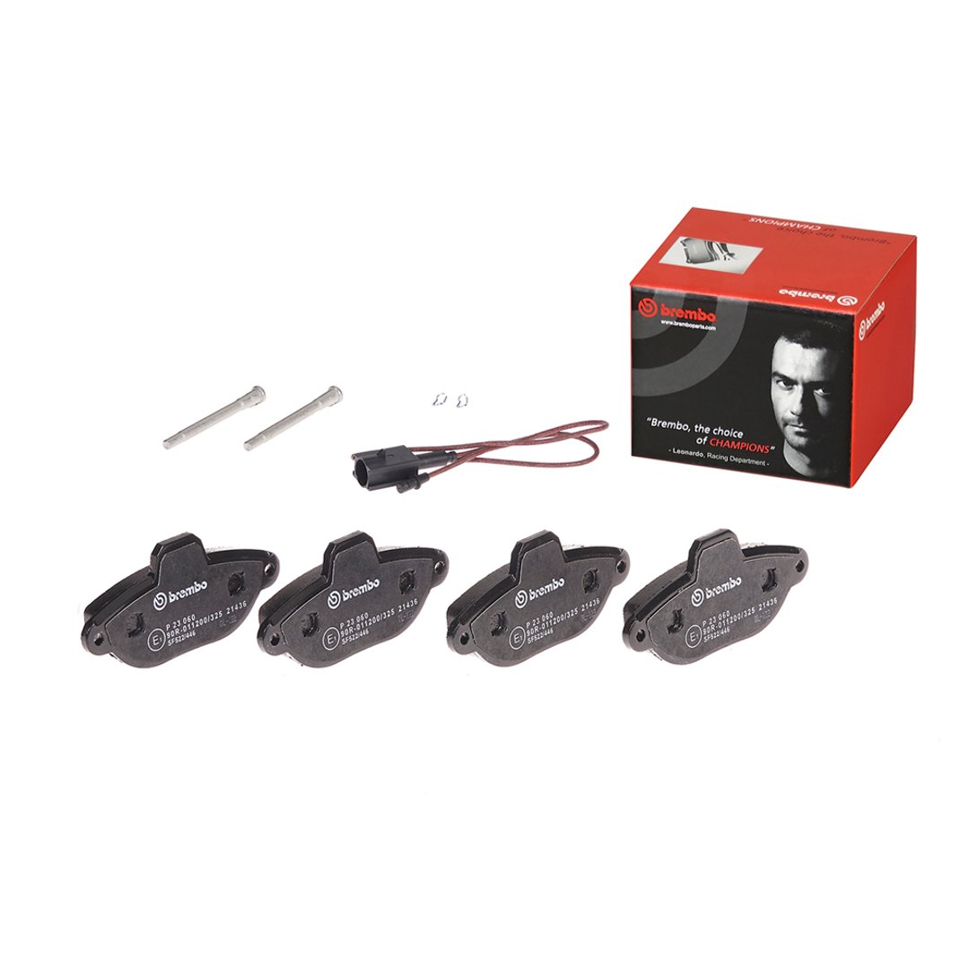 BREMBO Zestaw klocków hamulcowych, hamulce tarczowe P 23 060
