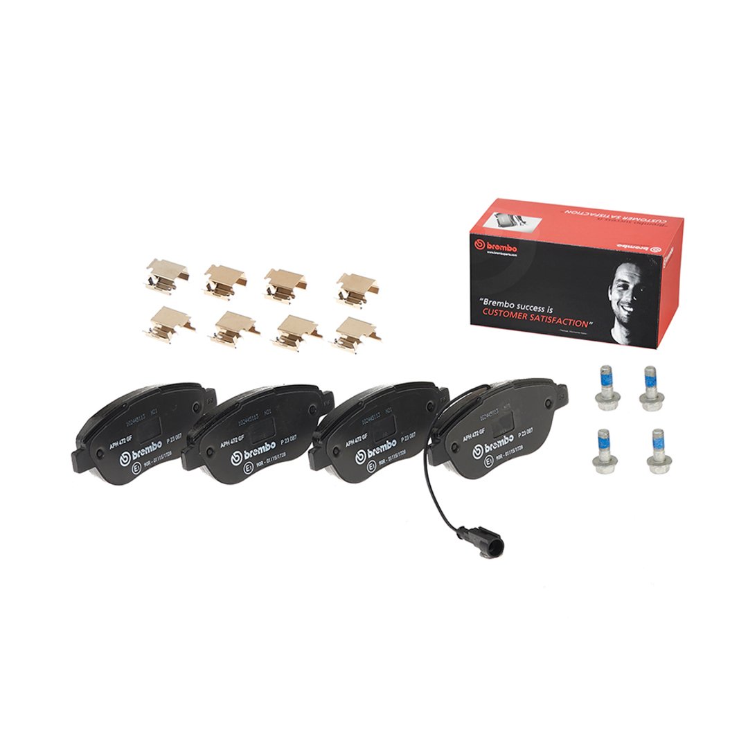 BREMBO Zestaw klocków hamulcowych, hamulce tarczowe P 23 087