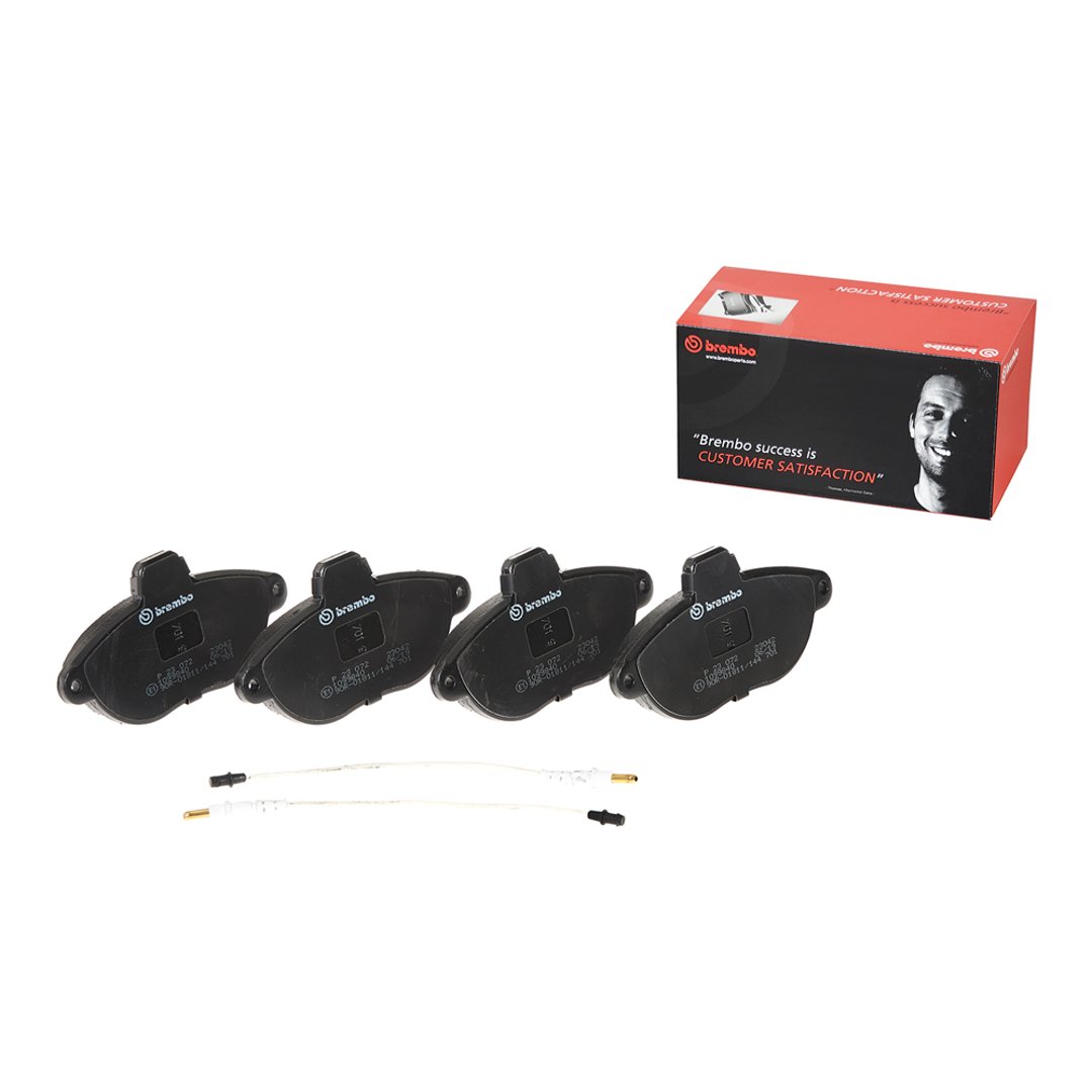 BREMBO Zestaw klocków hamulcowych, hamulce tarczowe P 23 072