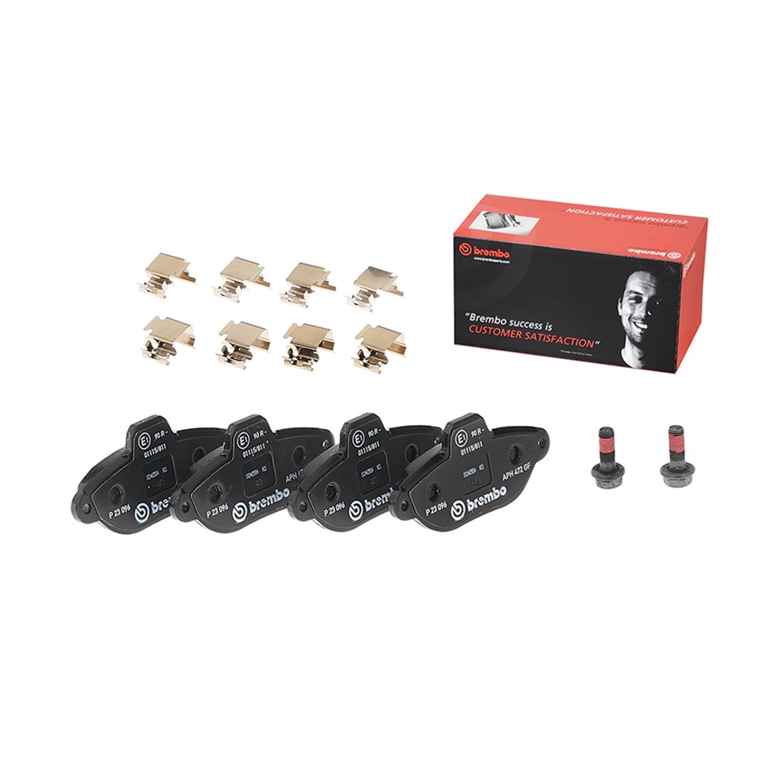 BREMBO Zestaw klocków hamulcowych, hamulce tarczowe P 23 096