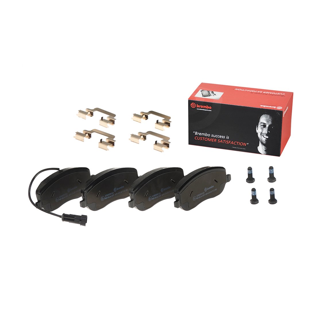 BREMBO Zestaw klocków hamulcowych, hamulce tarczowe P 23 100