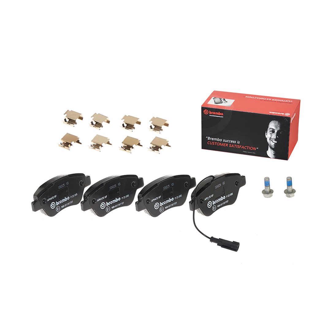 BREMBO Zestaw klocków hamulcowych, hamulce tarczowe P 23 085