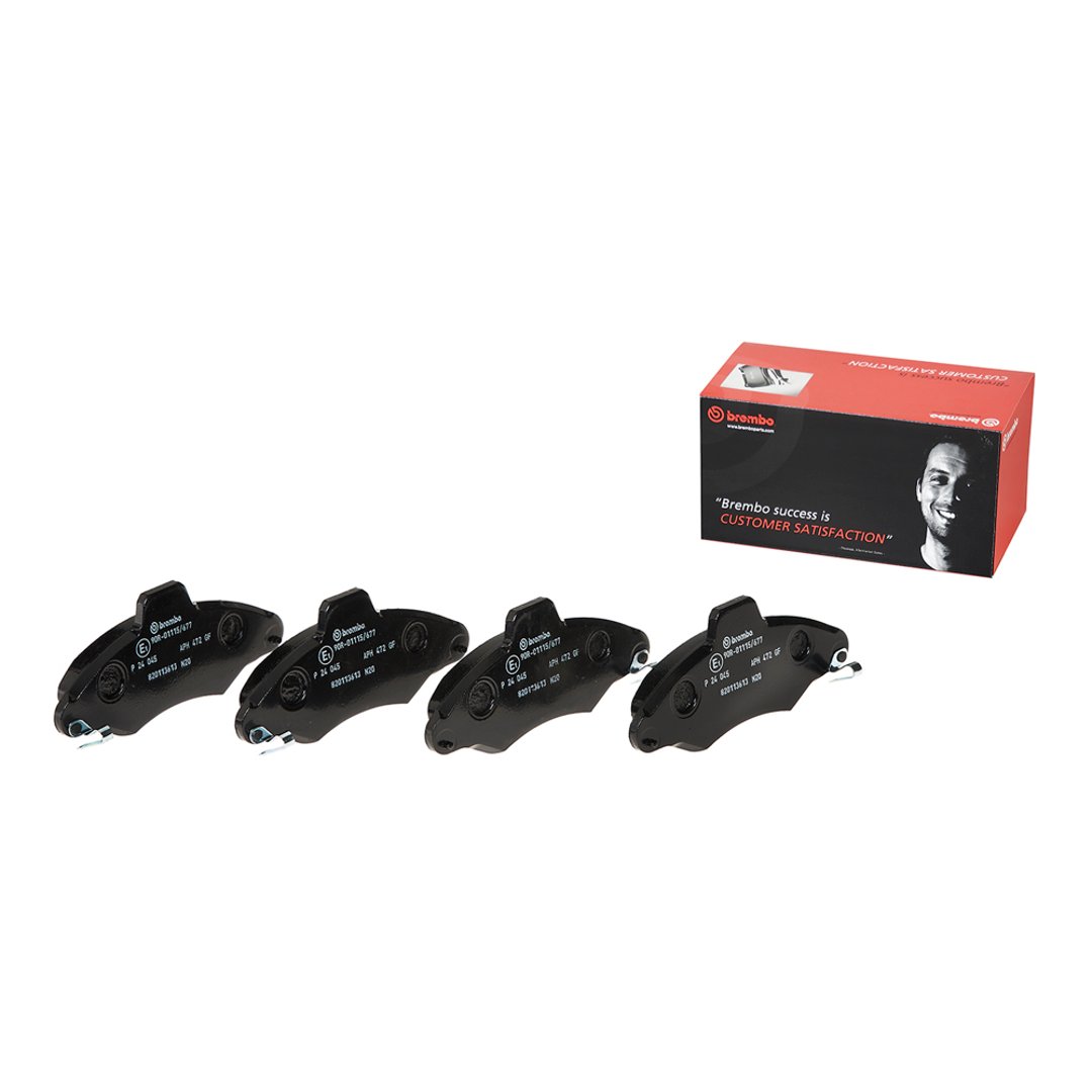 BREMBO Zestaw klocków hamulcowych, hamulce tarczowe P 24 045
