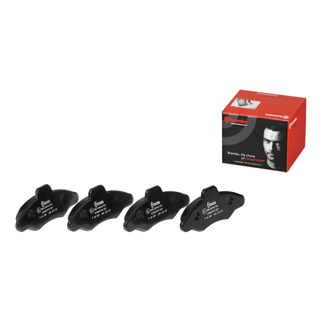 BREMBO Zestaw klocków hamulcowych, hamulce tarczowe P 24 029