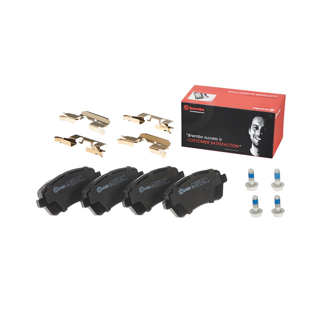 BREMBO Zestaw klocków hamulcowych, hamulce tarczowe P 24 072