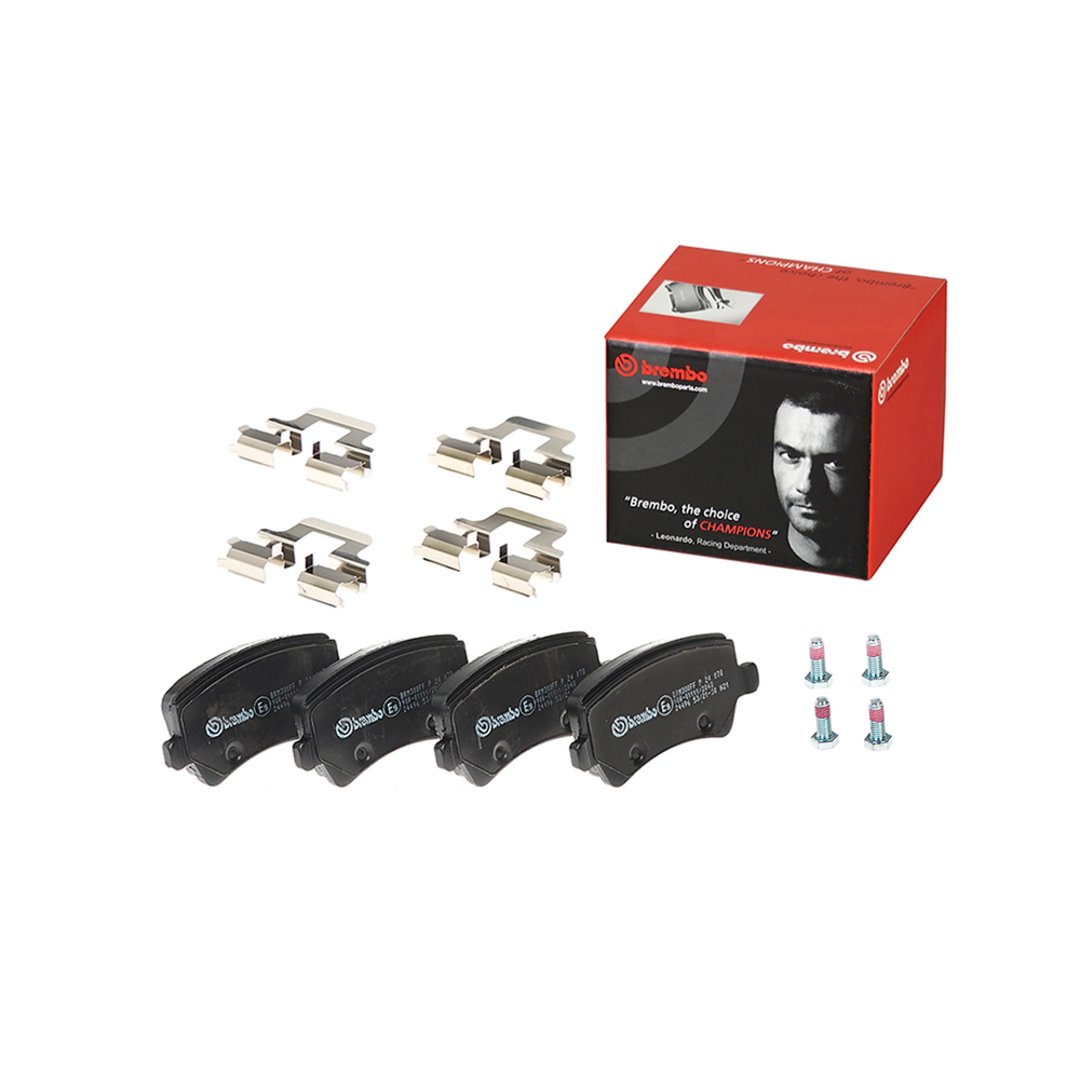 BREMBO Zestaw klocków hamulcowych, hamulce tarczowe P 24 078