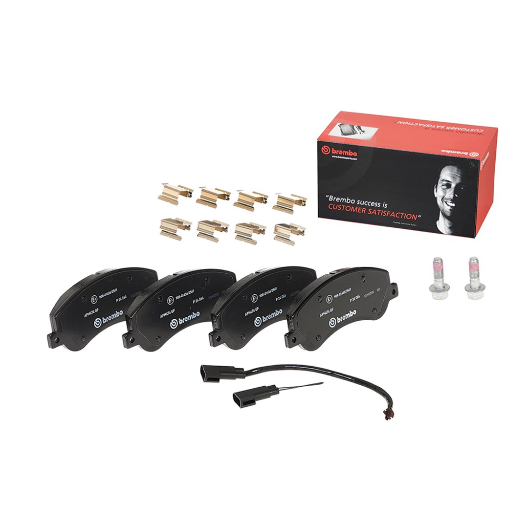 BREMBO Zestaw klocków hamulcowych, hamulce tarczowe P 24 064