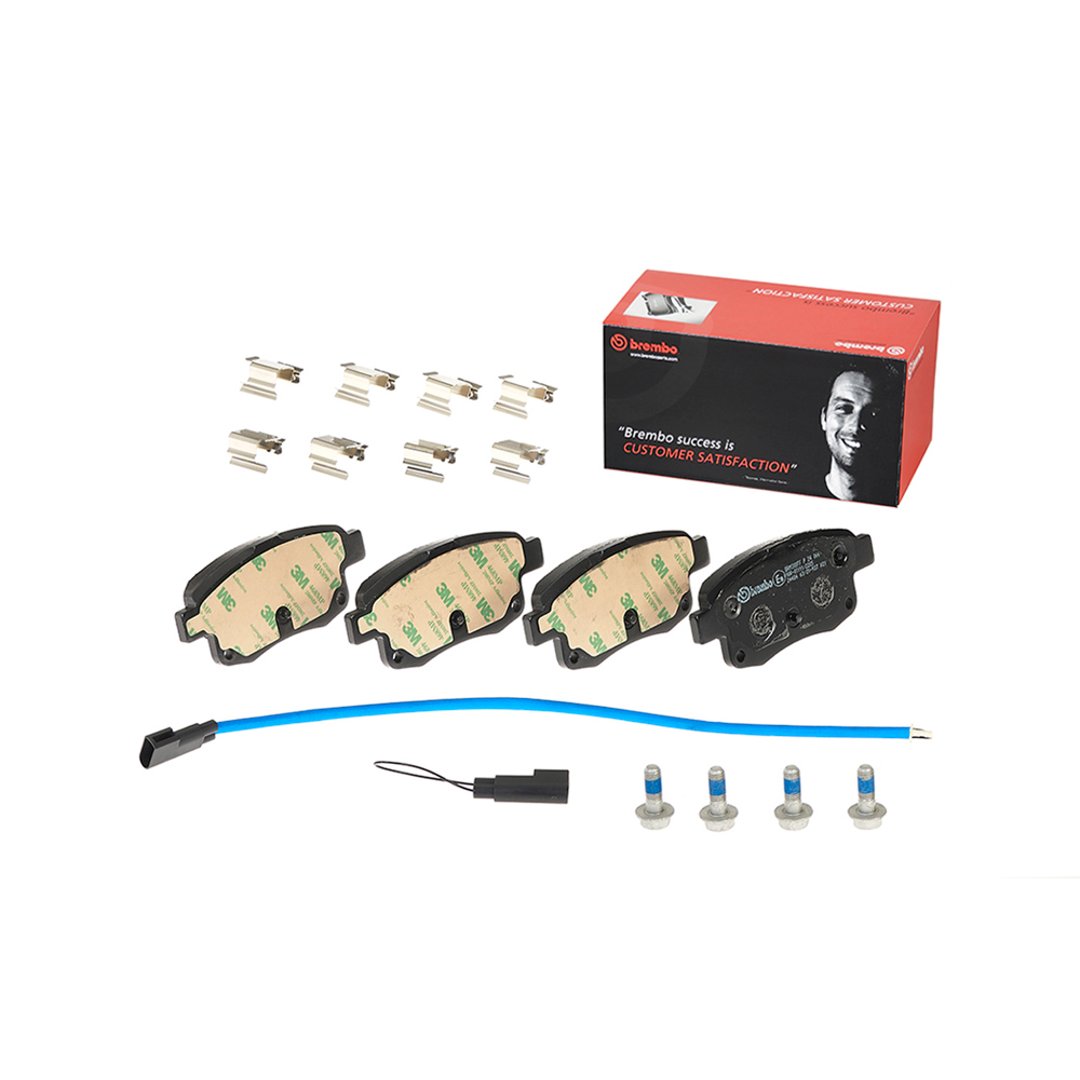 BREMBO Zestaw klocków hamulcowych, hamulce tarczowe P 24 066