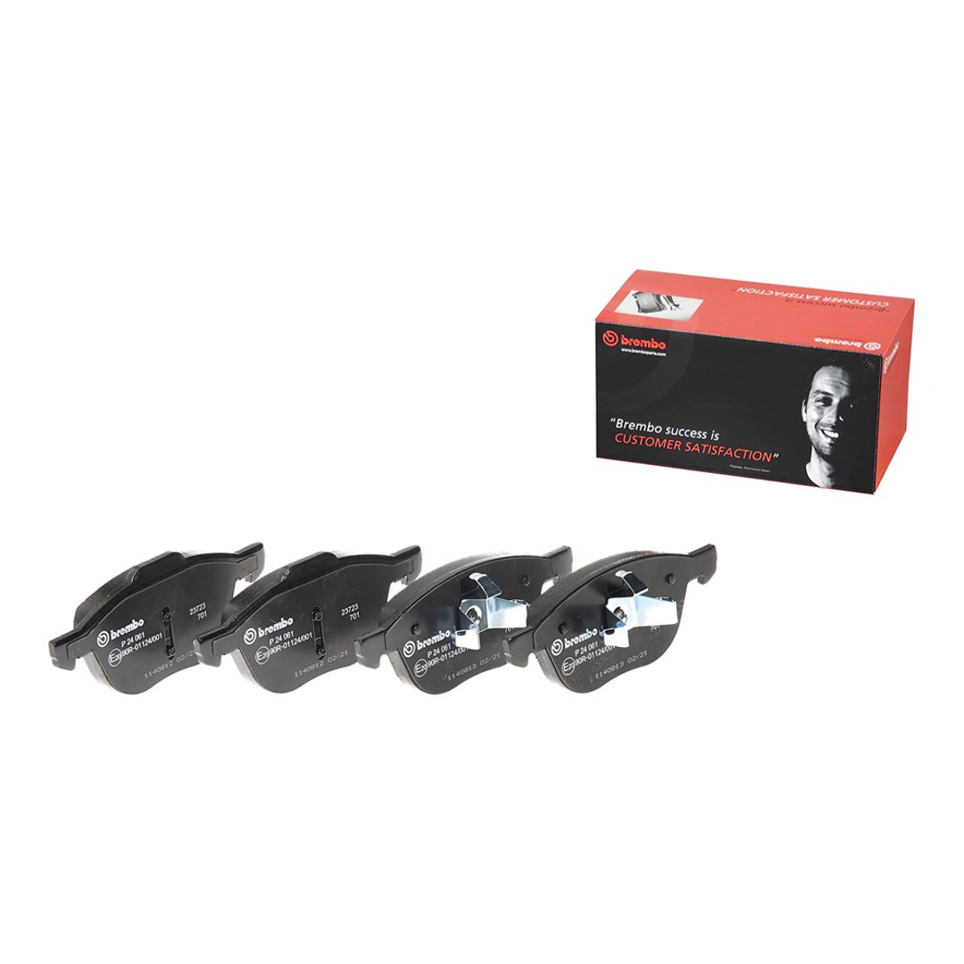BREMBO Zestaw klocków hamulcowych, hamulce tarczowe P 24 061