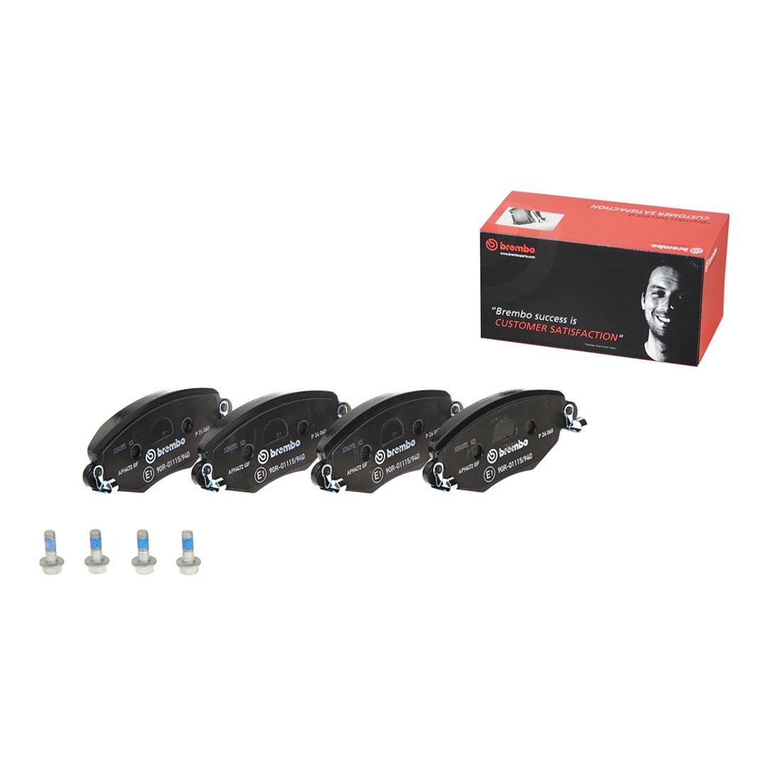 BREMBO Zestaw klocków hamulcowych, hamulce tarczowe P 24 060
