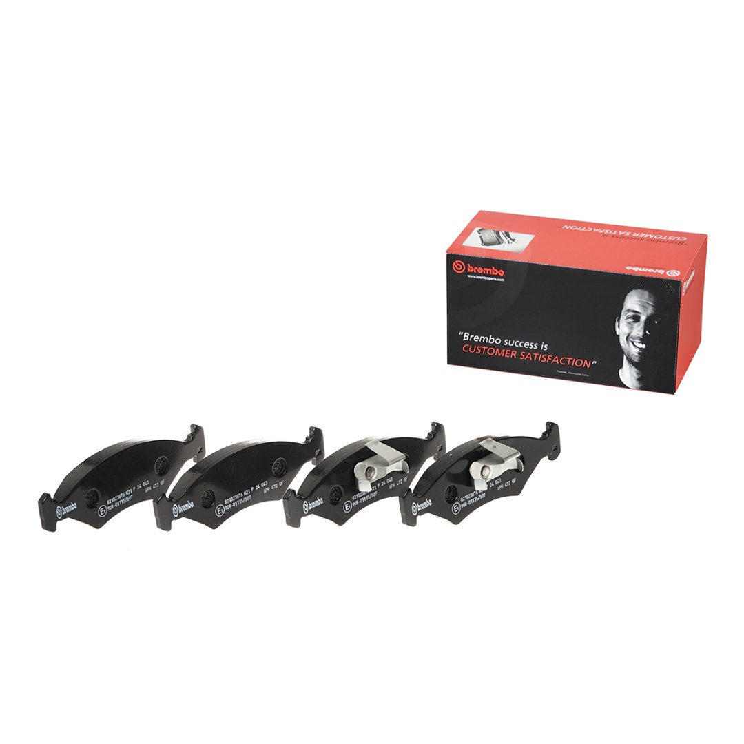 BREMBO Zestaw klocków hamulcowych, hamulce tarczowe P 24 043