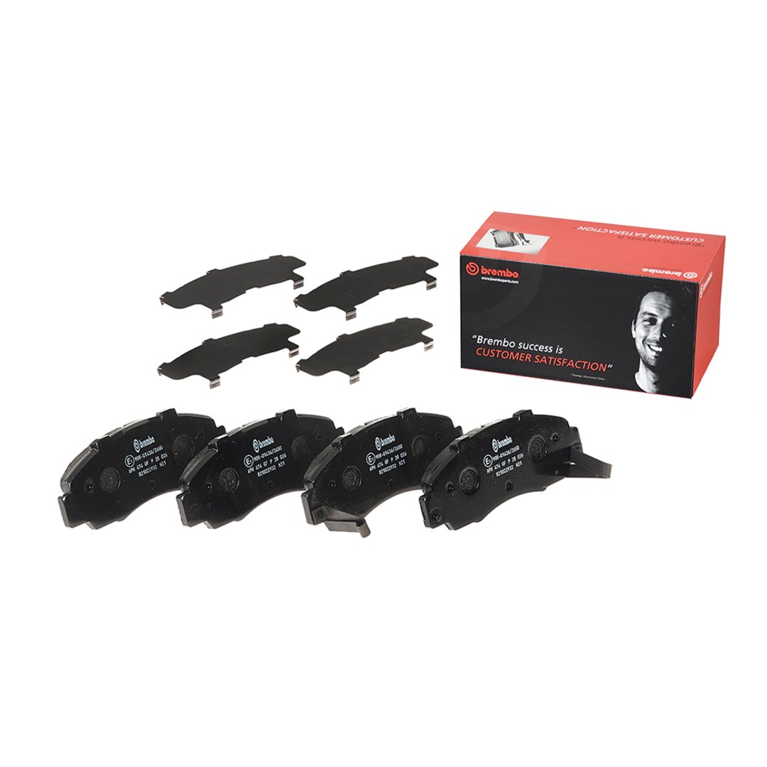 BREMBO Zestaw klocków hamulcowych, hamulce tarczowe P 28 026