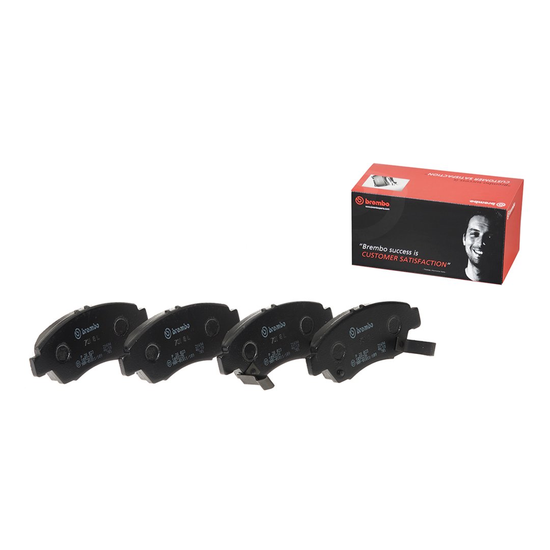 BREMBO Zestaw klocków hamulcowych, hamulce tarczowe P 28 023
