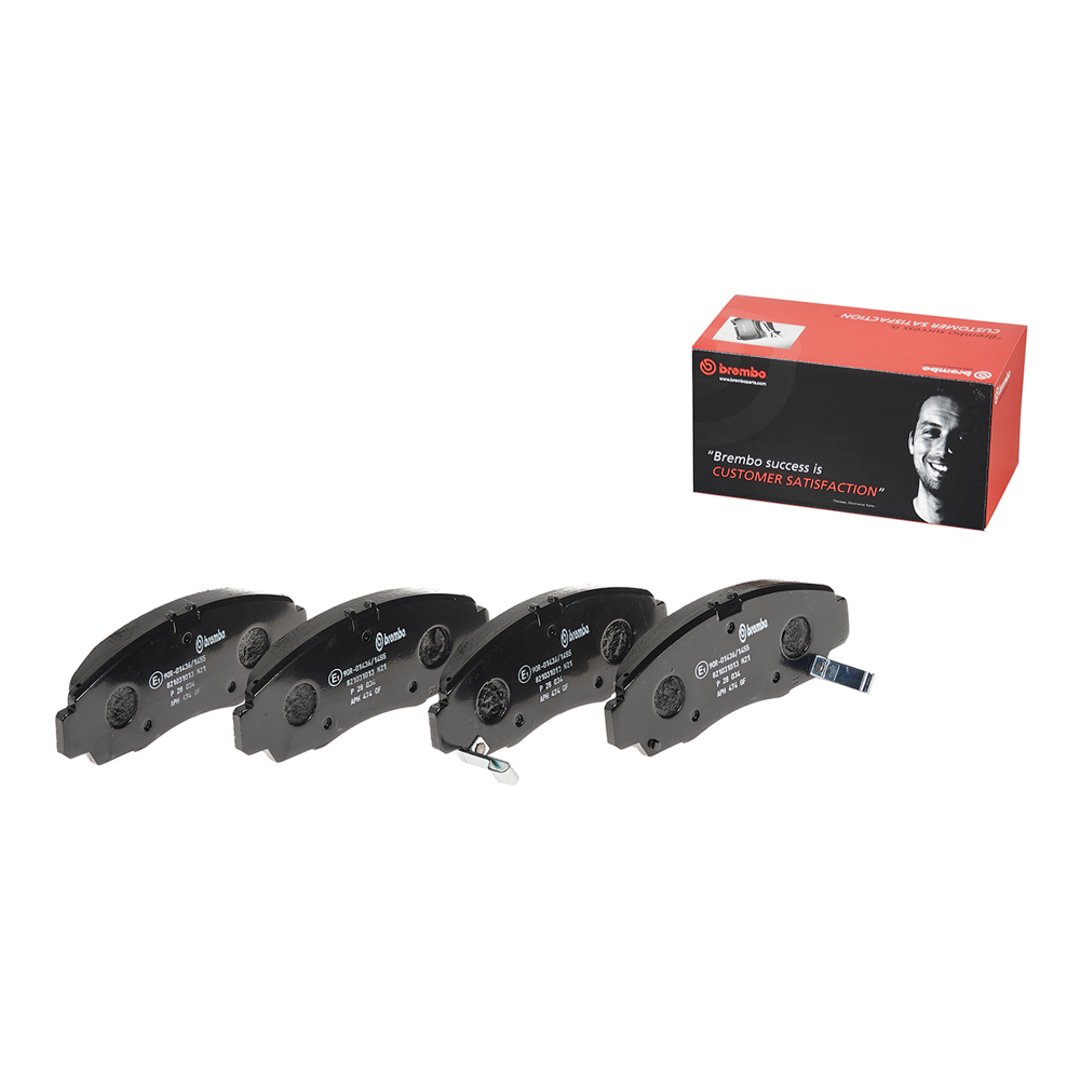 BREMBO Zestaw klocków hamulcowych, hamulce tarczowe P 28 034