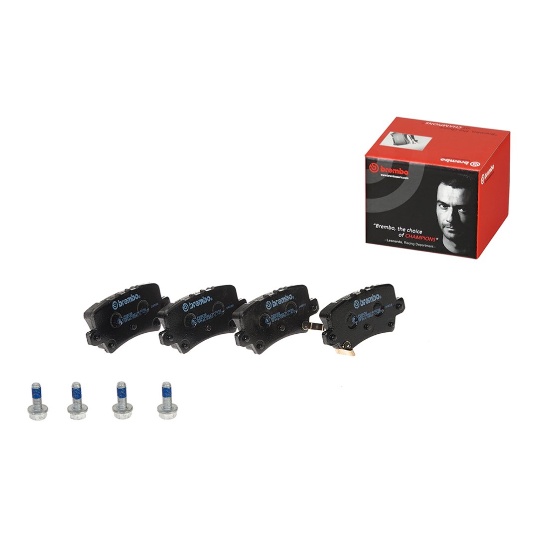 BREMBO Zestaw klocków hamulcowych, hamulce tarczowe P 28 038