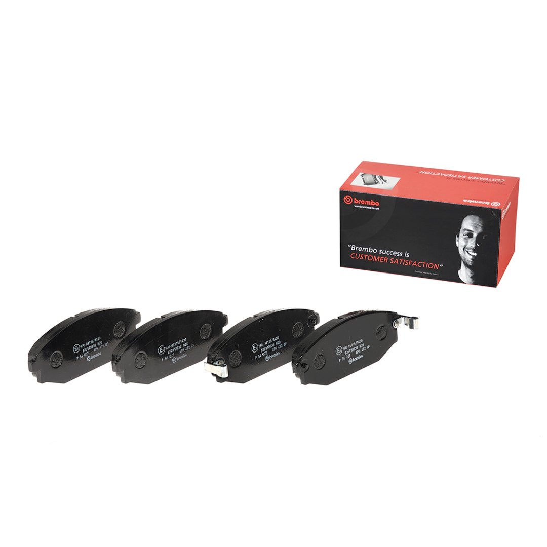 BREMBO Zestaw klocków hamulcowych, hamulce tarczowe P 54 027