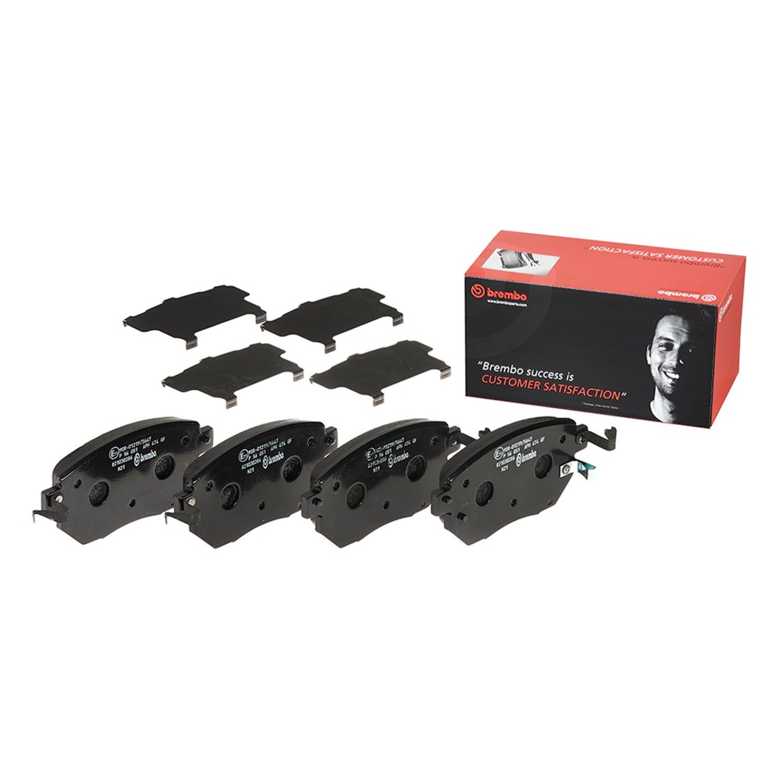 BREMBO Zestaw klocków hamulcowych, hamulce tarczowe P 56 051