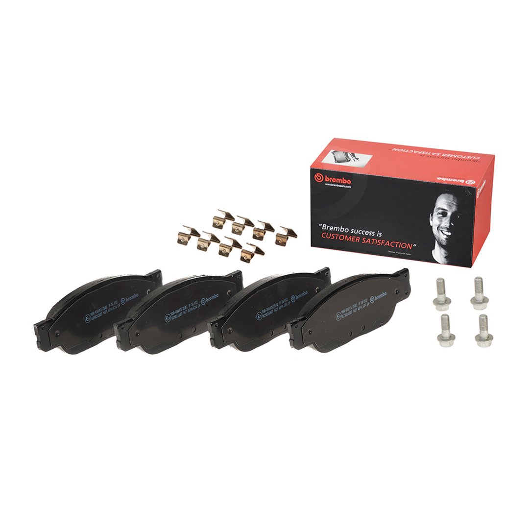 BREMBO Zestaw klocków hamulcowych, hamulce tarczowe P 36 012