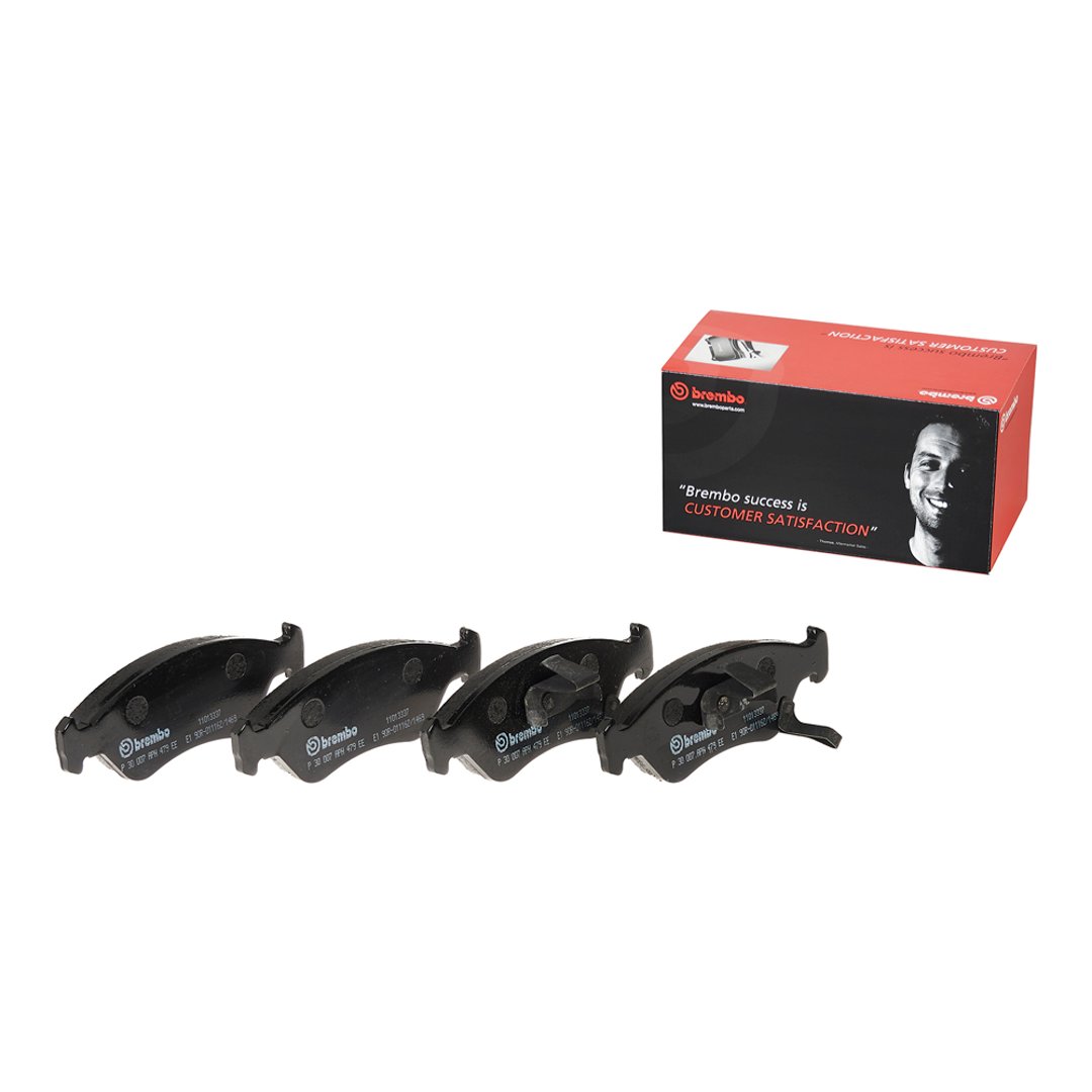 BREMBO Zestaw klocków hamulcowych, hamulce tarczowe P 30 007