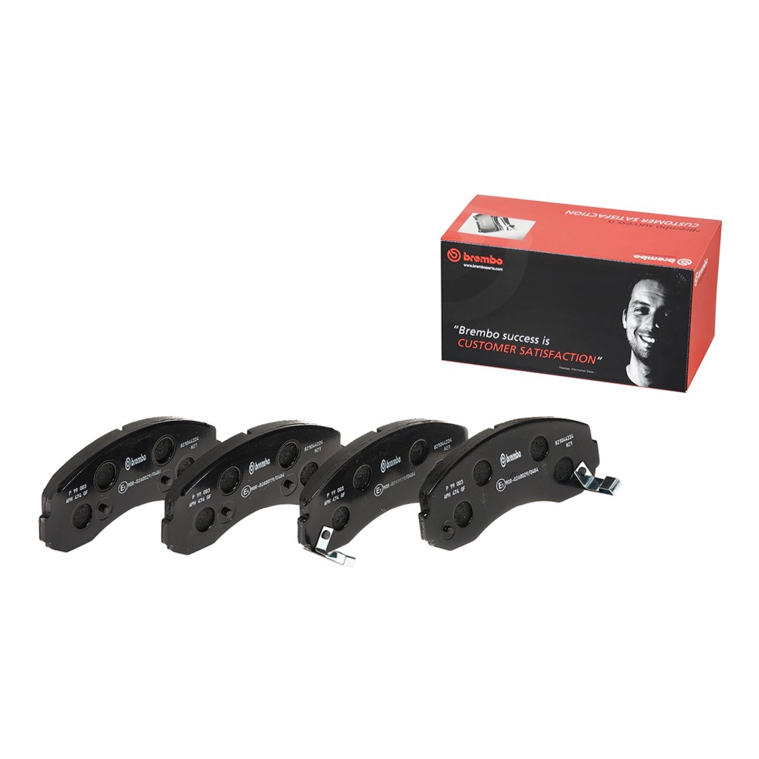 BREMBO Zestaw klocków hamulcowych, hamulce tarczowe P 99 003