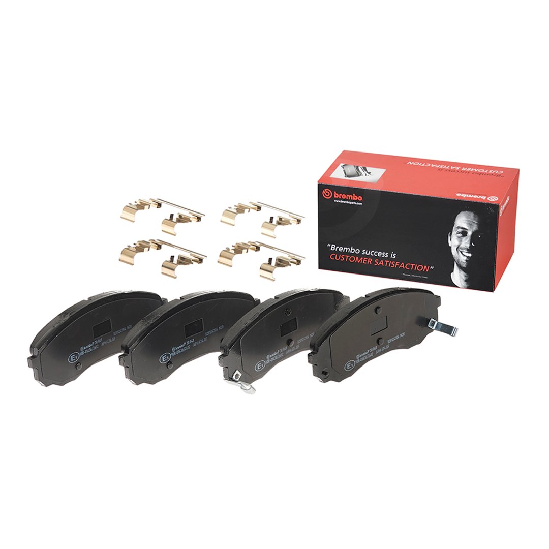 BREMBO Zestaw klocków hamulcowych, hamulce tarczowe P 30 041