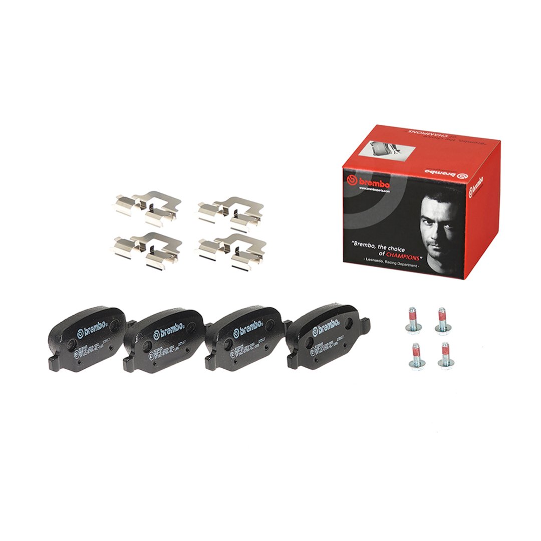 BREMBO Zestaw klocków hamulcowych, hamulce tarczowe P 23 065