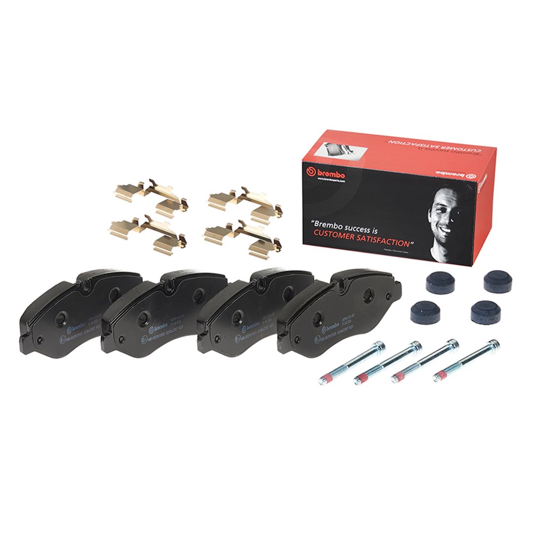 BREMBO Zestaw klocków hamulcowych, hamulce tarczowe P A6 026