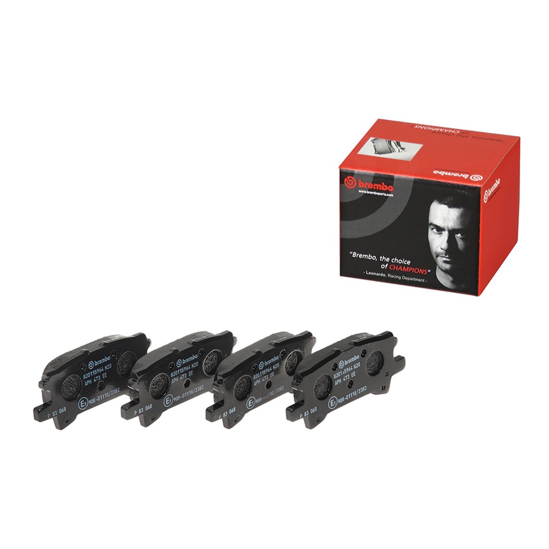 BREMBO Zestaw klocków hamulcowych, hamulce tarczowe P 83 068