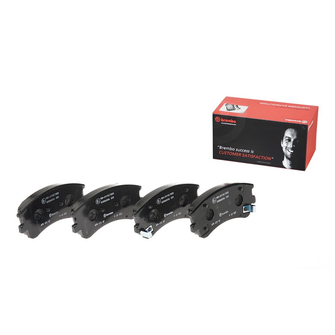 BREMBO Zestaw klocków hamulcowych, hamulce tarczowe P 49 032