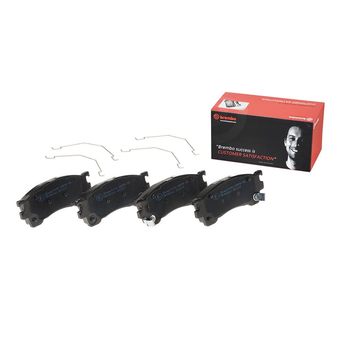 BREMBO Zestaw klocków hamulcowych, hamulce tarczowe P 49 023