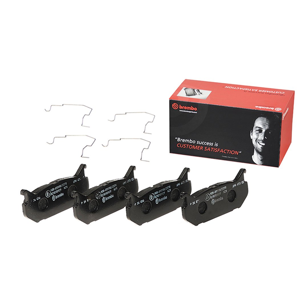 BREMBO Zestaw klocków hamulcowych, hamulce tarczowe P 24 036