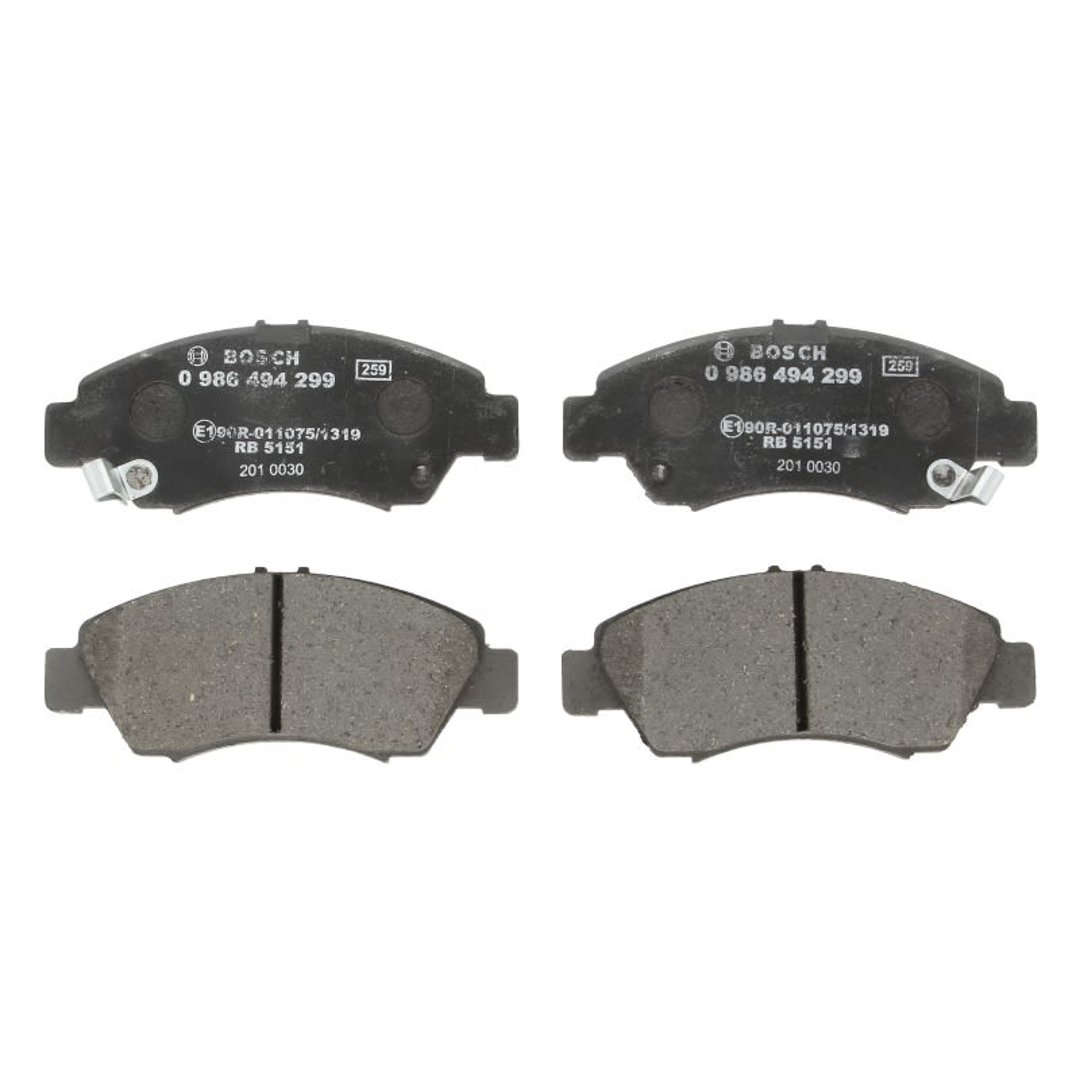 Bosch Zestaw klocków hamulcowych, hamulce tarczowe 0 986 494 299