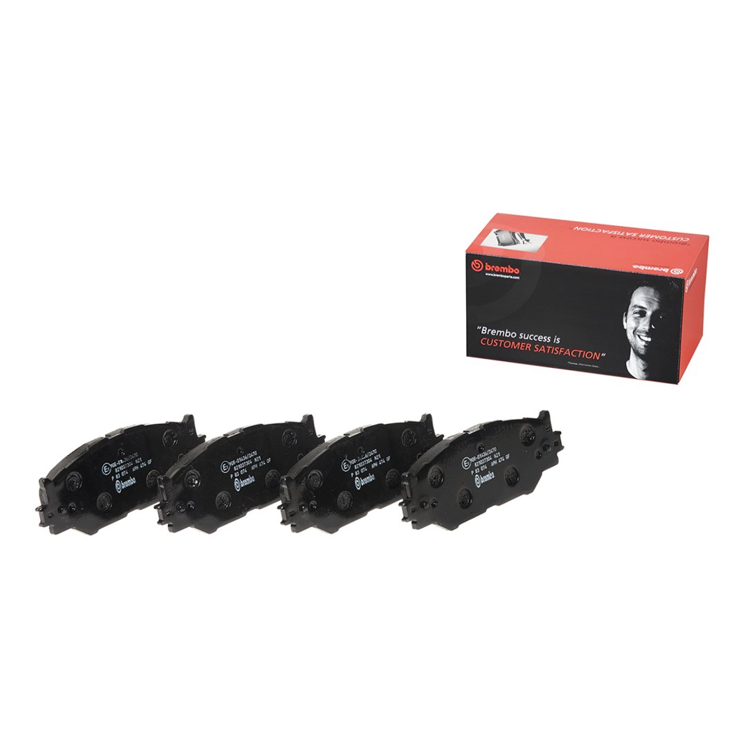 BREMBO Zestaw klocków hamulcowych, hamulce tarczowe P 83 074