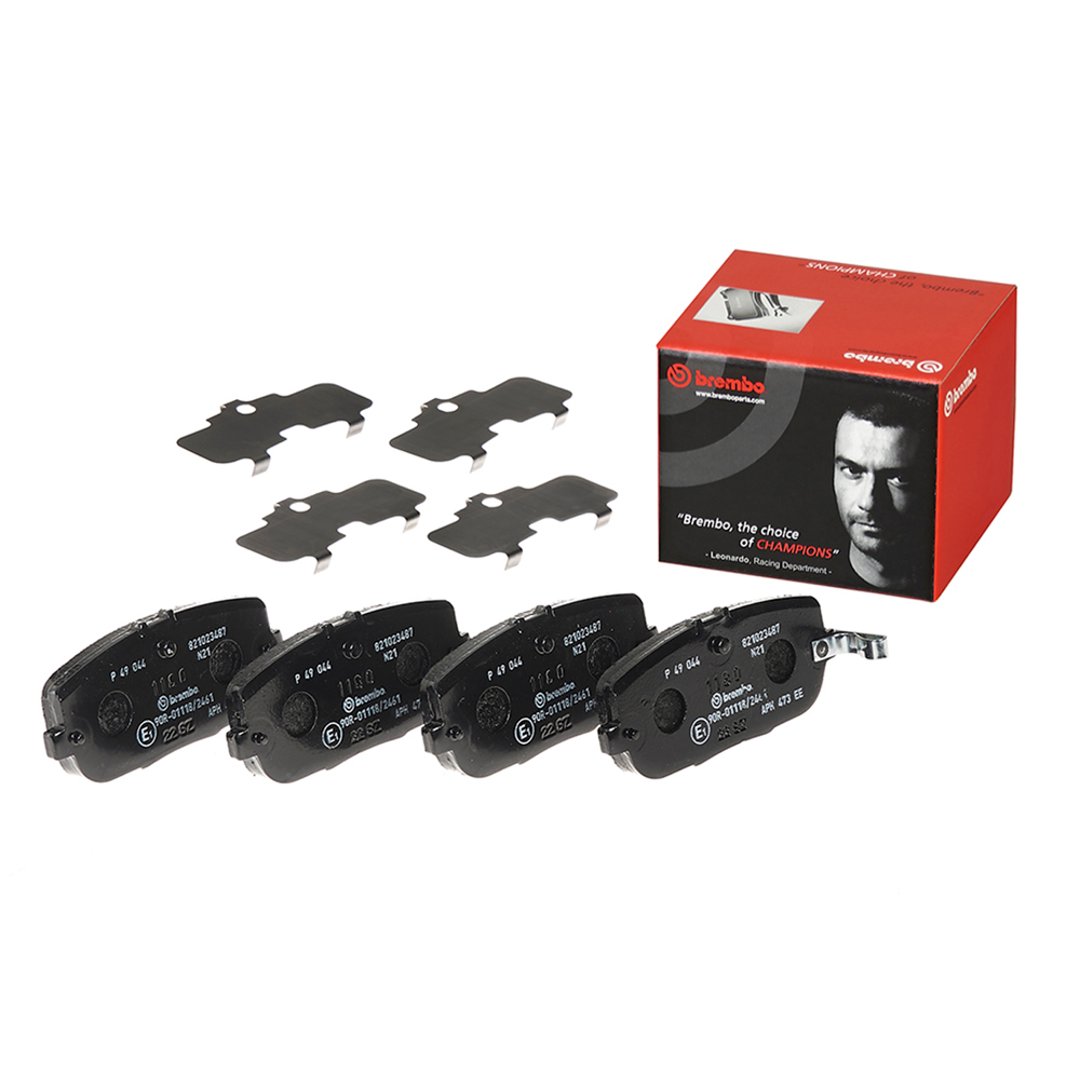 BREMBO Zestaw klocków hamulcowych, hamulce tarczowe P 49 044