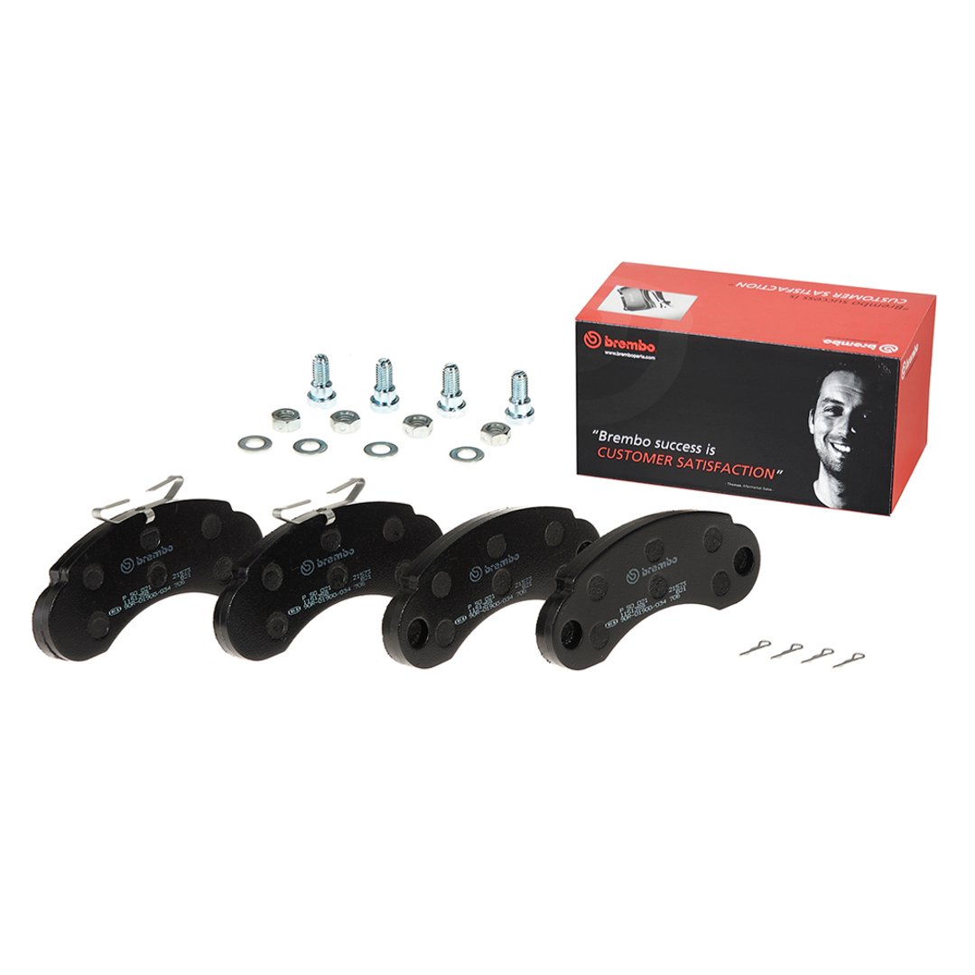BREMBO Zestaw klocków hamulcowych, hamulce tarczowe P 50 021