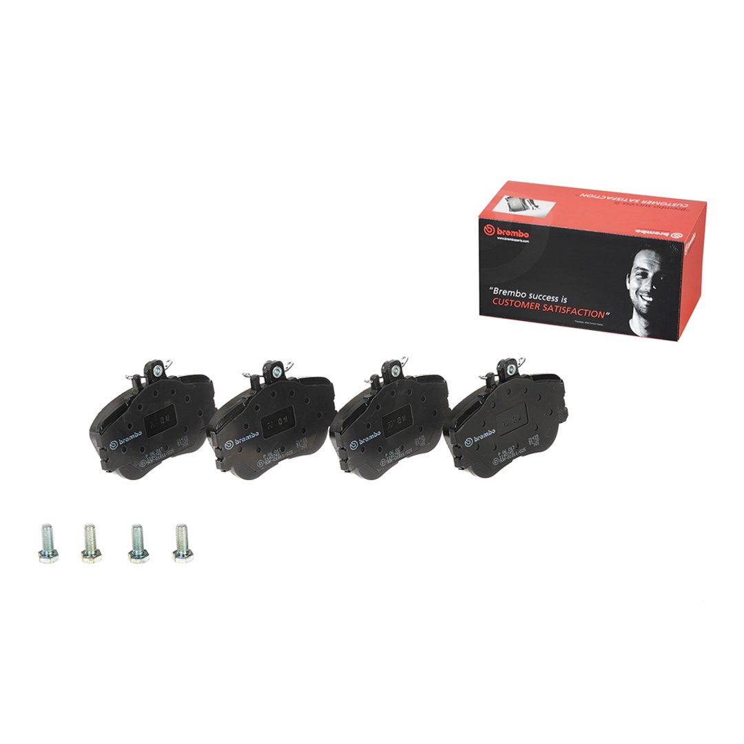 BREMBO Zestaw klocków hamulcowych, hamulce tarczowe P 06 017