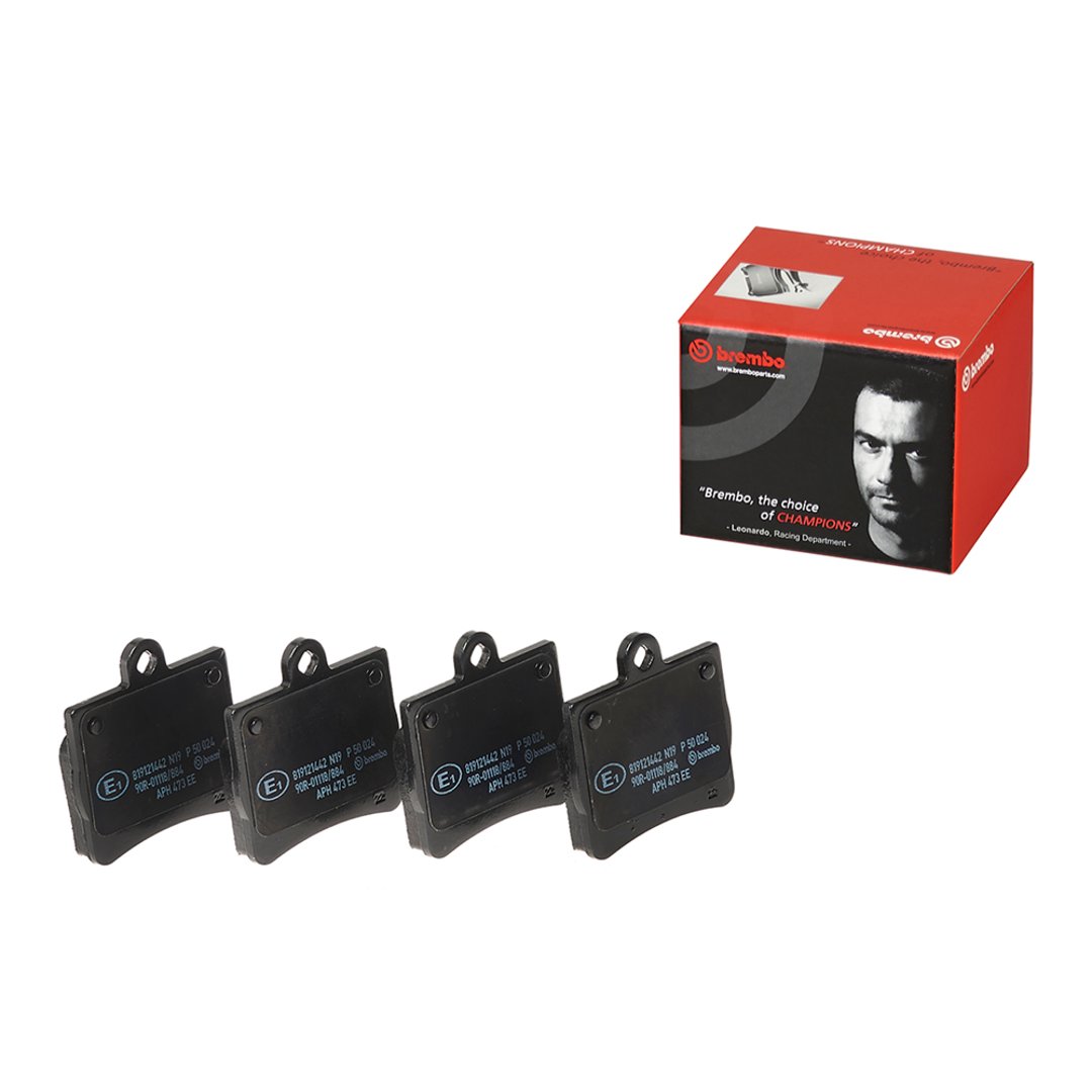 BREMBO Zestaw klocków hamulcowych, hamulce tarczowe P 50 024
