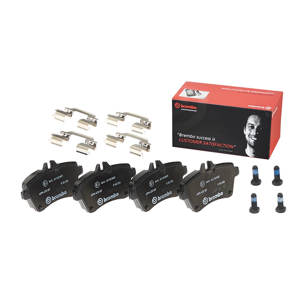 BREMBO Zestaw klocków hamulcowych, hamulce tarczowe P 50 056