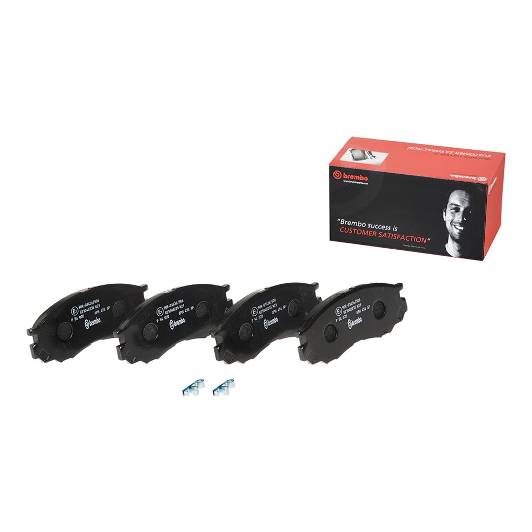BREMBO Zestaw klocków hamulcowych, hamulce tarczowe P 54 020