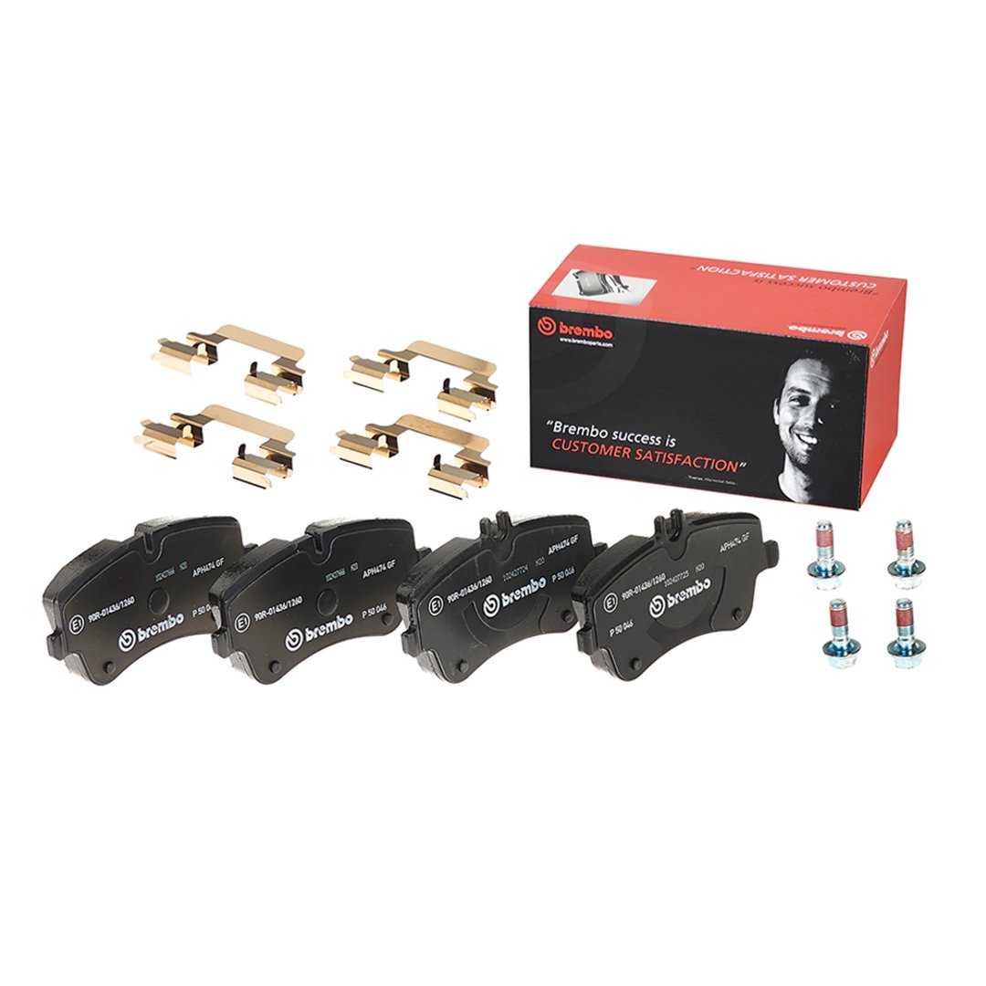 BREMBO Zestaw klocków hamulcowych, hamulce tarczowe P 50 046