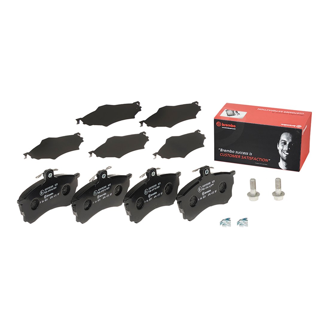 BREMBO Zestaw klocków hamulcowych, hamulce tarczowe P 54 021