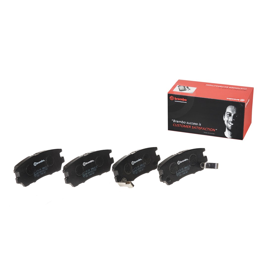 BREMBO Zestaw klocków hamulcowych, hamulce tarczowe P 54 018