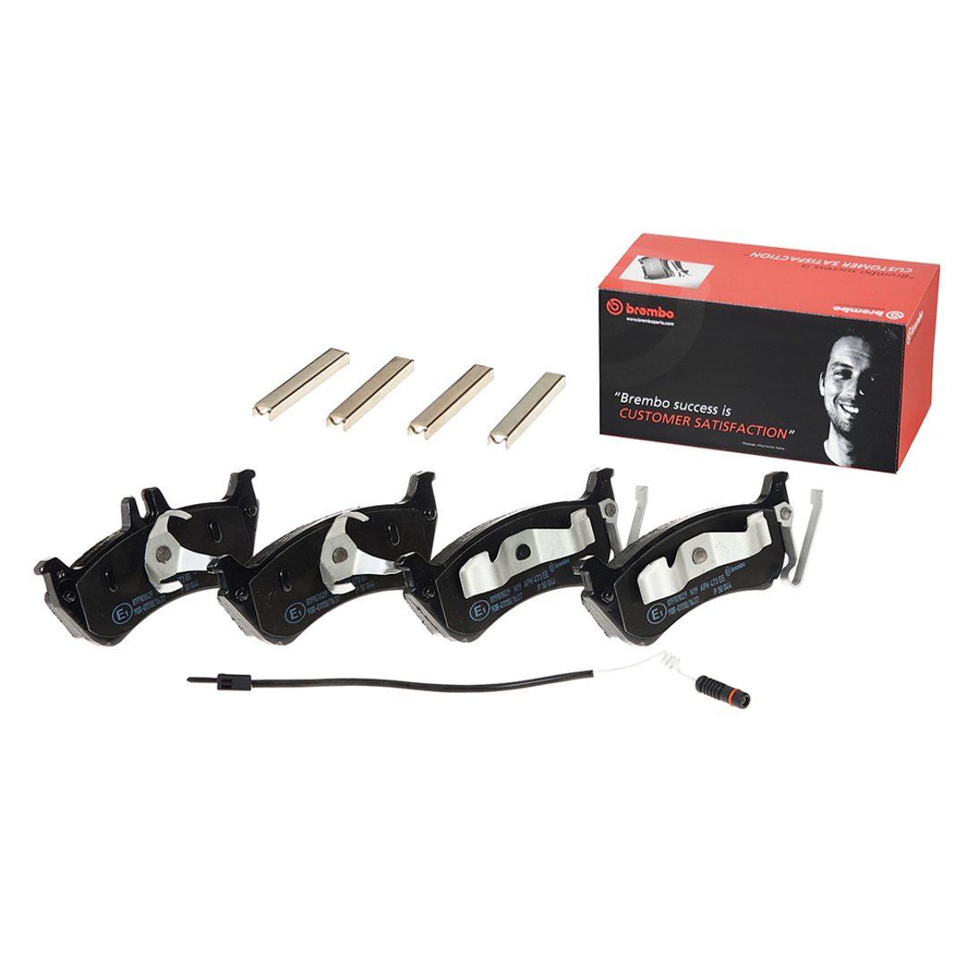 BREMBO Zestaw klocków hamulcowych, hamulce tarczowe P 50 044