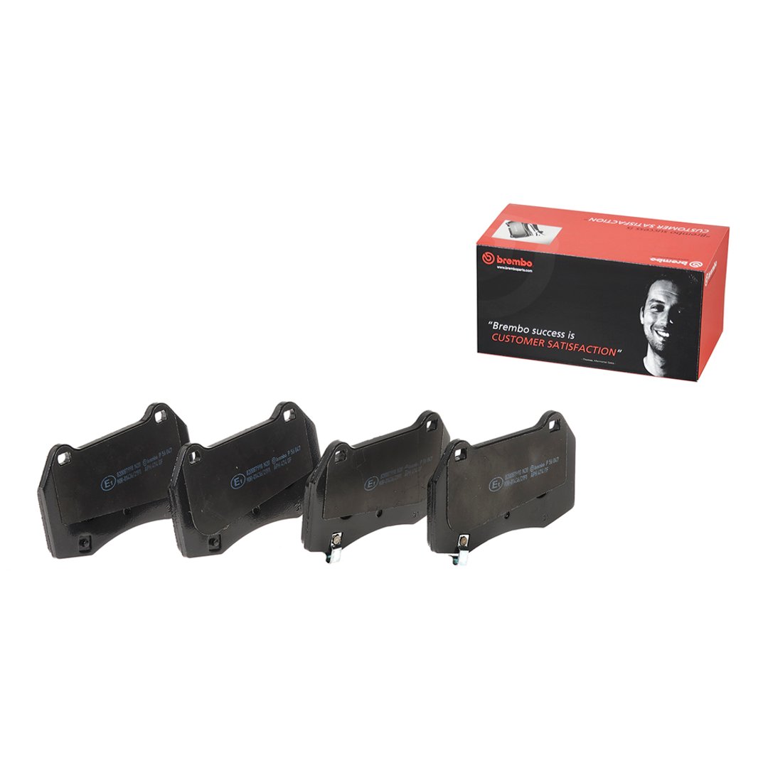 BREMBO Zestaw klocków hamulcowych, hamulce tarczowe P 56 047