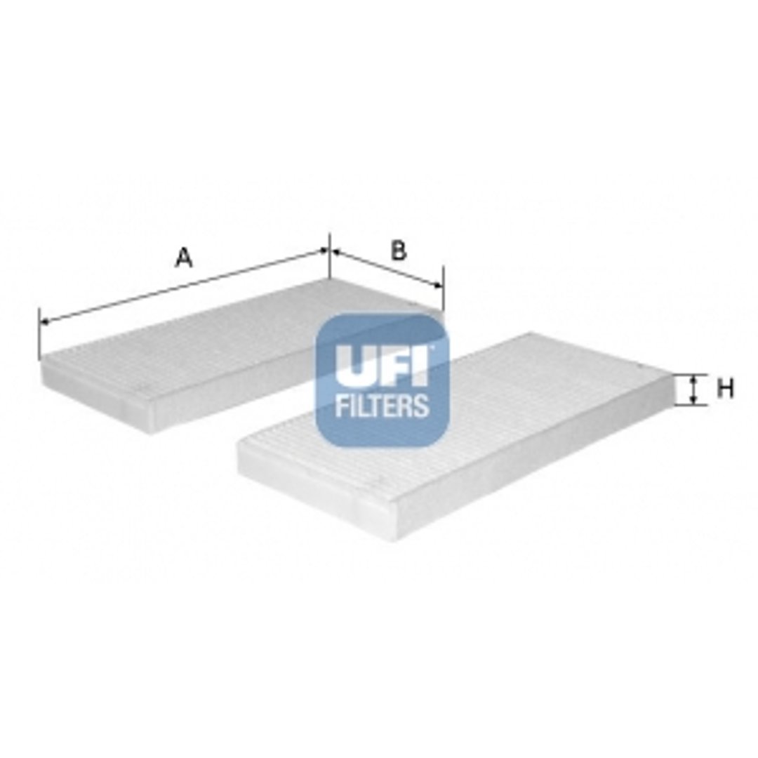 UFI Filtr, wentylacja przestrzeni pasażerskiej 53.313.00 53.313.00