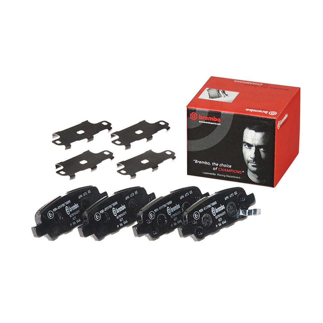BREMBO Zestaw klocków hamulcowych, hamulce tarczowe P 56 046
